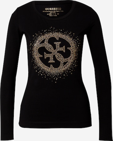 T-shirt GUESS en noir : devant