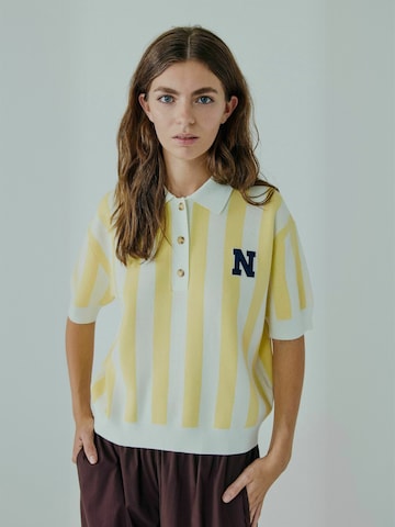 NORR Trui ' Varsity ' in Geel: voorkant