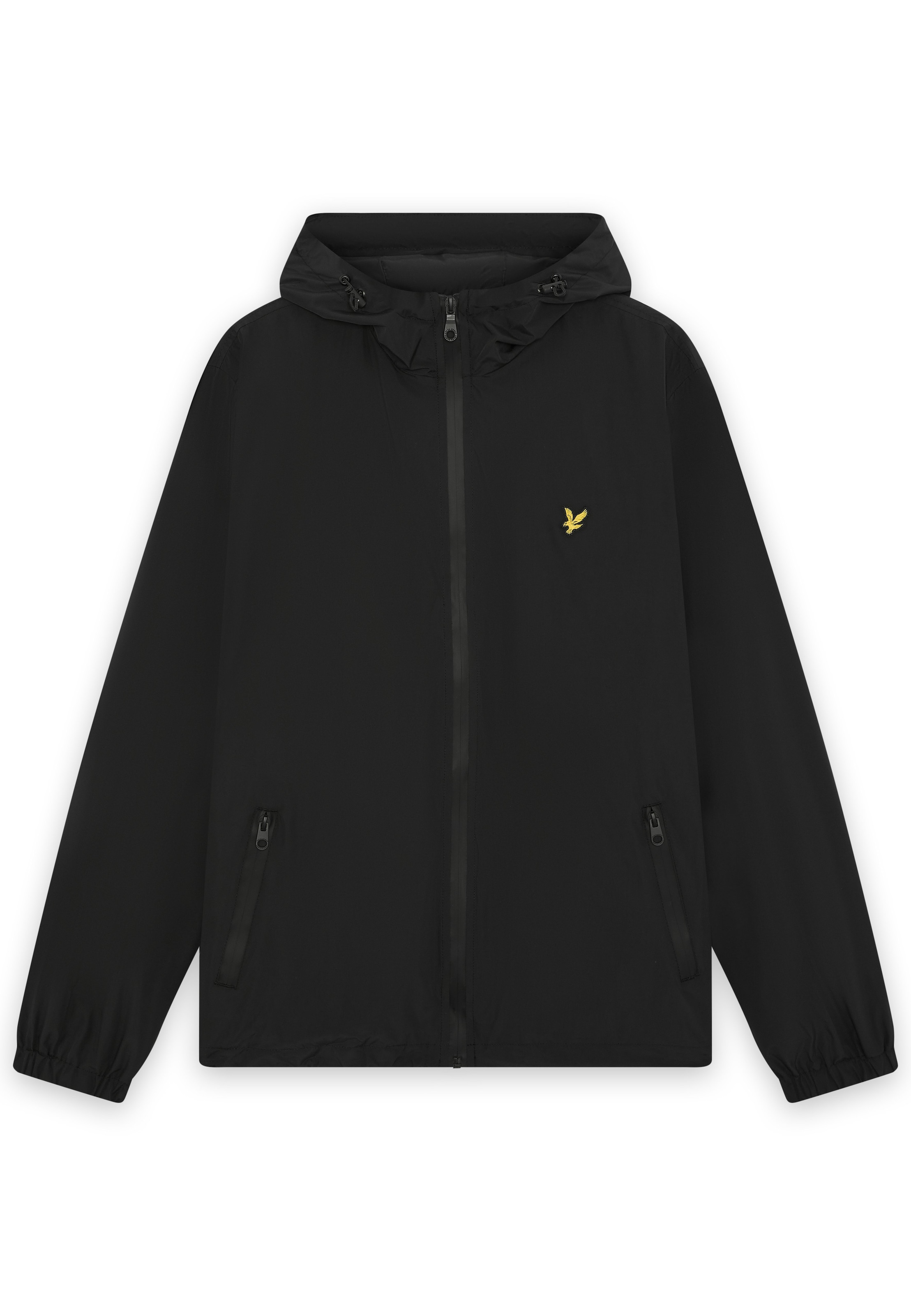 Lyle & Scott Overgangsjakke i sort: forside