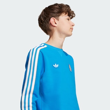ADIDAS ORIGINALS Sweatshirt 'Real Madrid Terrace Icons' in Blue