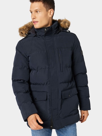 INDICODE JEANS Winter Jacket in Black: front