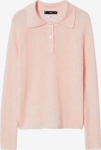 Pull-over 'Ibec' MANGO en rose : devant