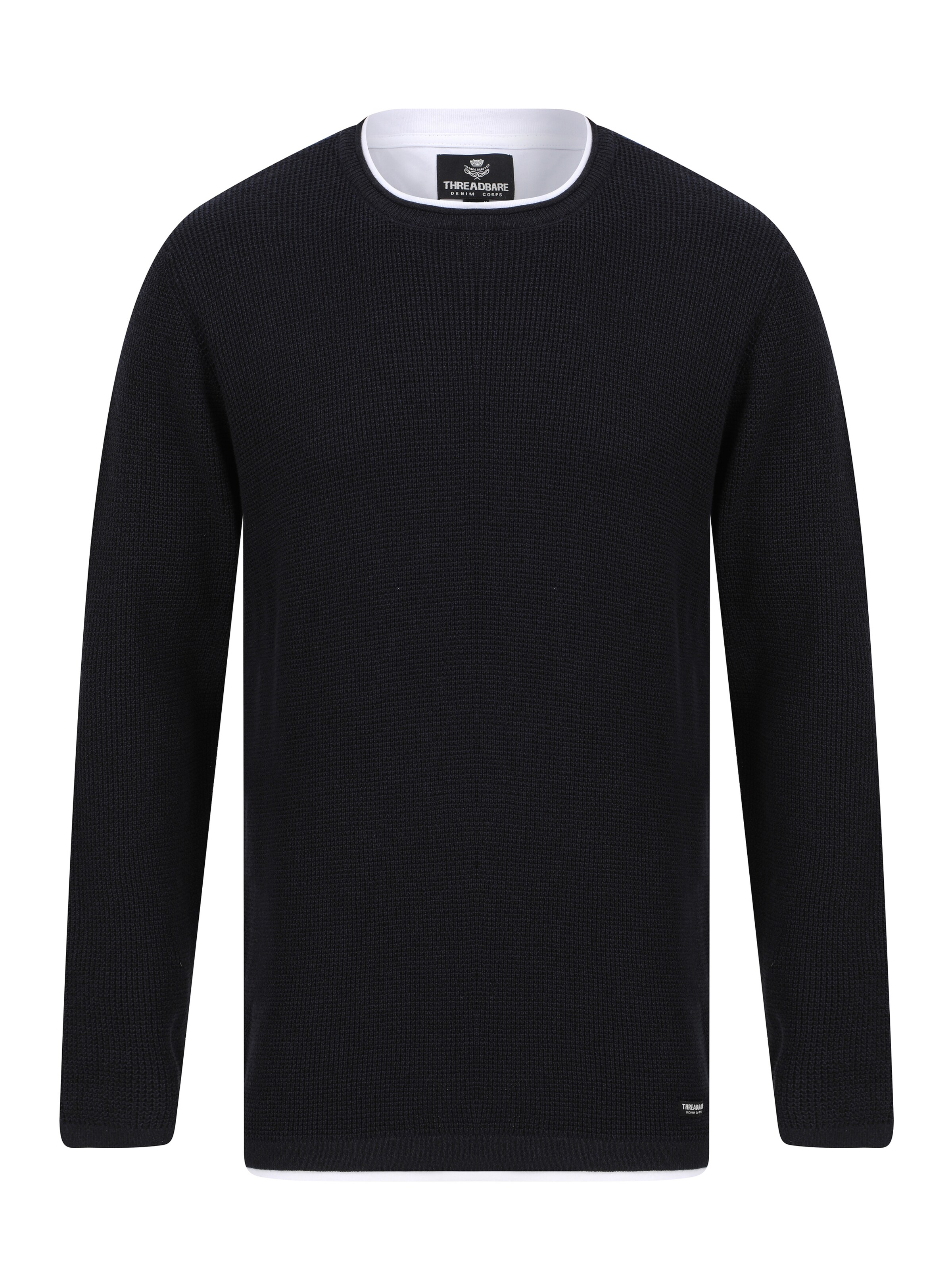 Threadbare Sweater 'Dolan' in Blue: front