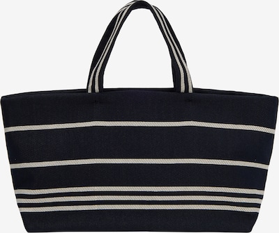 Pirkinių krepšys iš Gaya, spalva – tamsiai mėlyna / balta, Prekių apžvalga