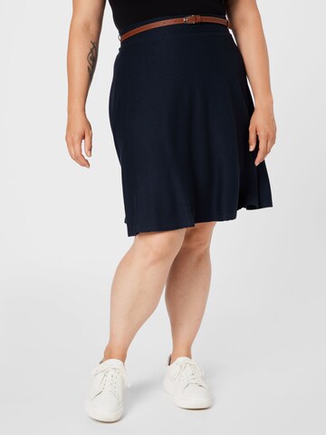 Jupe 'Elena' ABOUT YOU Curvy en bleu : devant