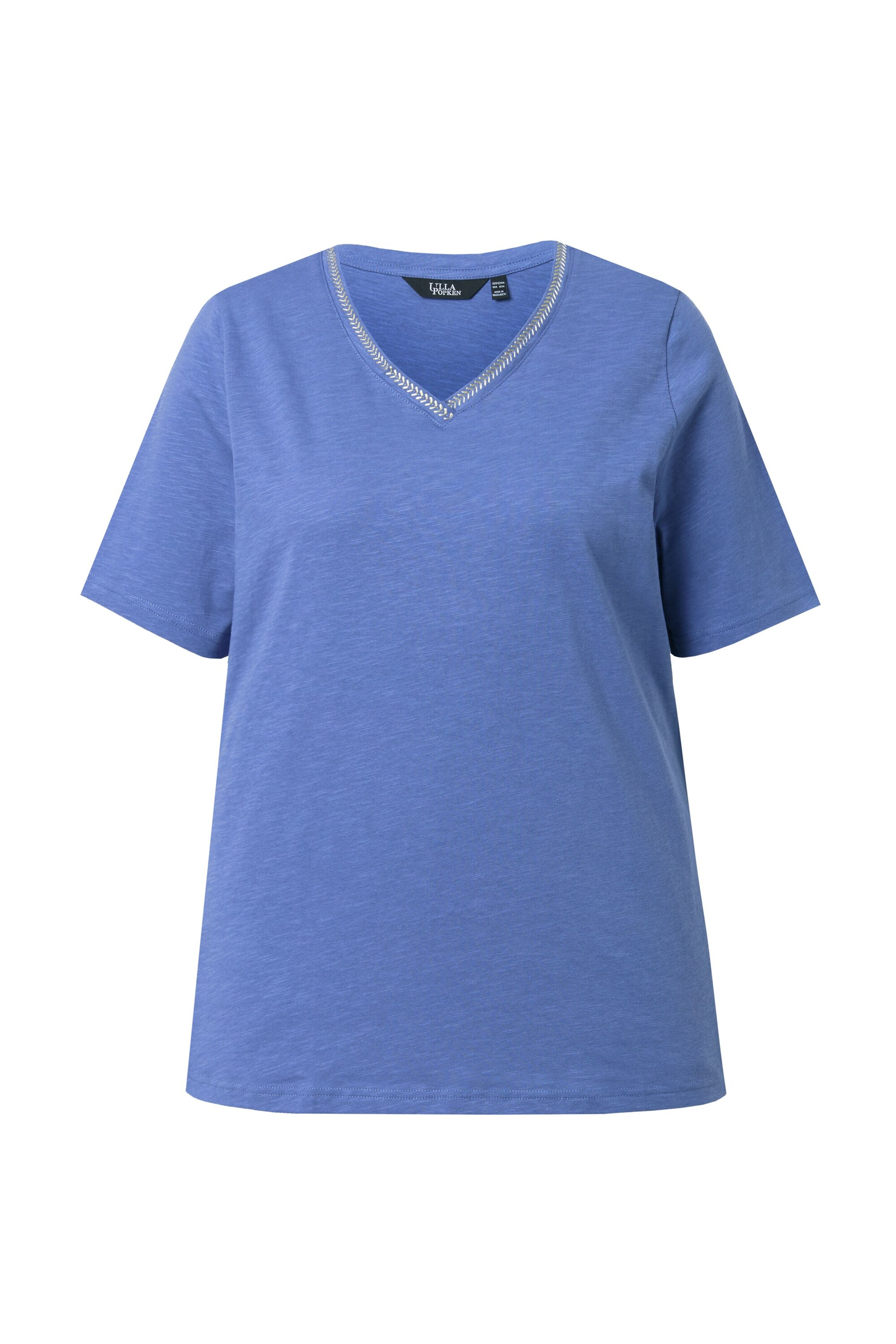 Ulla Popken T-Shirt in Blau: Vorderseite
