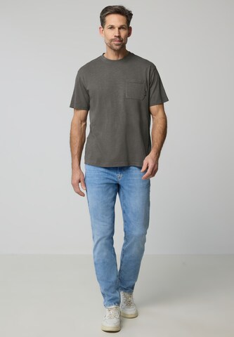 Street One MEN T-Shirt in Grau: Vorderseite