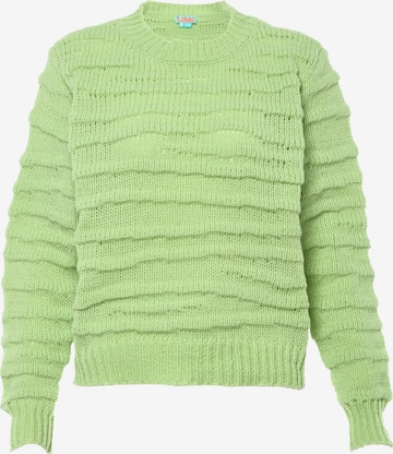 Pull-over Libbi en vert : devant