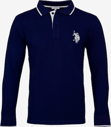 T-Shirt U.S. POLO ASSN. en bleu : devant