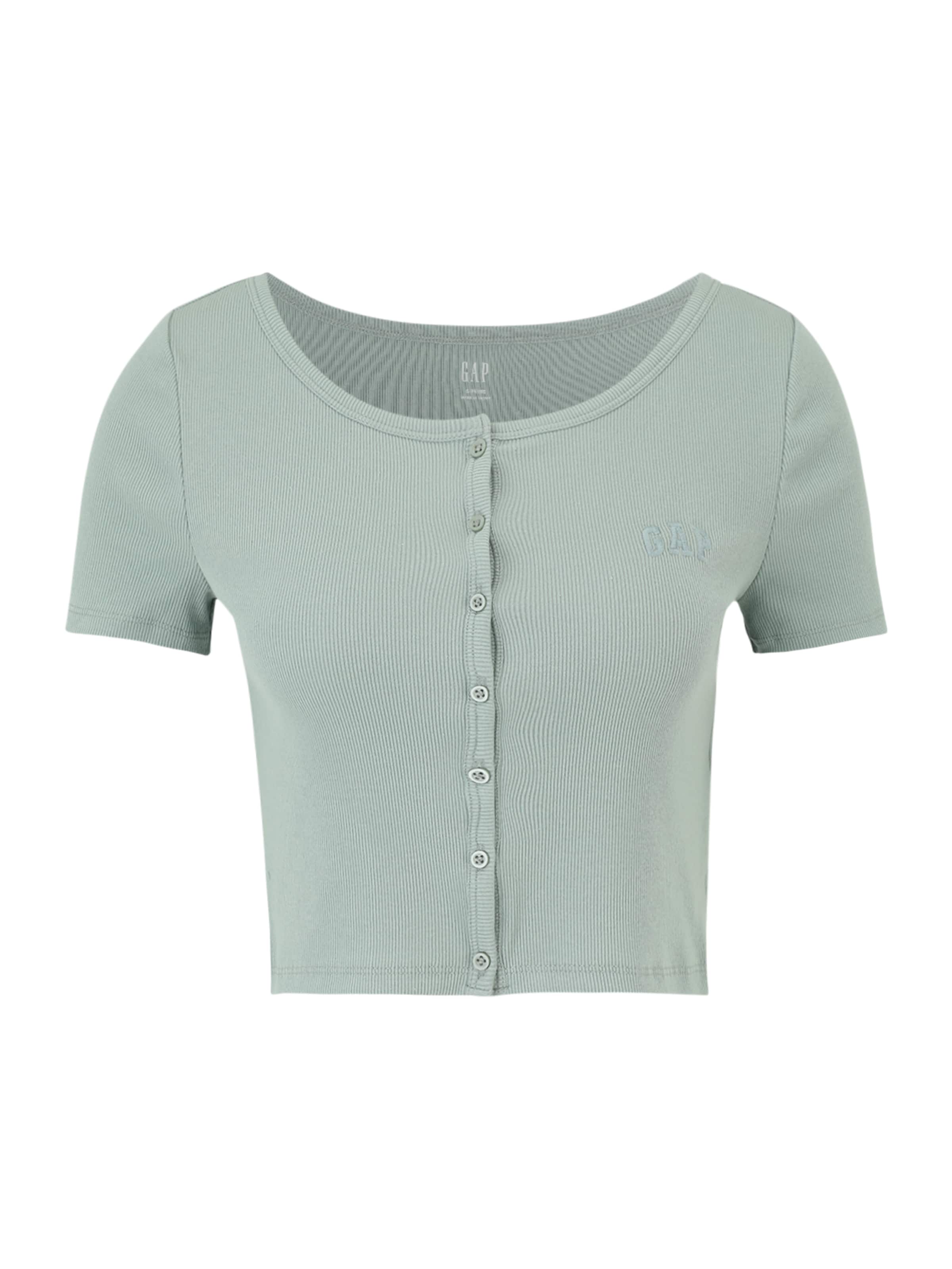 Gap Petite Вязаная кофта в Зеленый: спереди