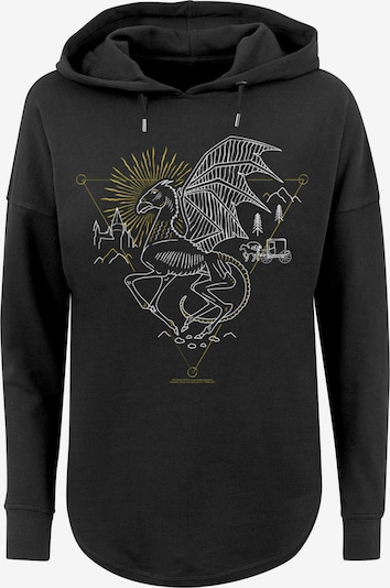 F4NT4STIC Sweatshirt 'Harry Potter' in gelb / schwarz / weiß, Produktansicht