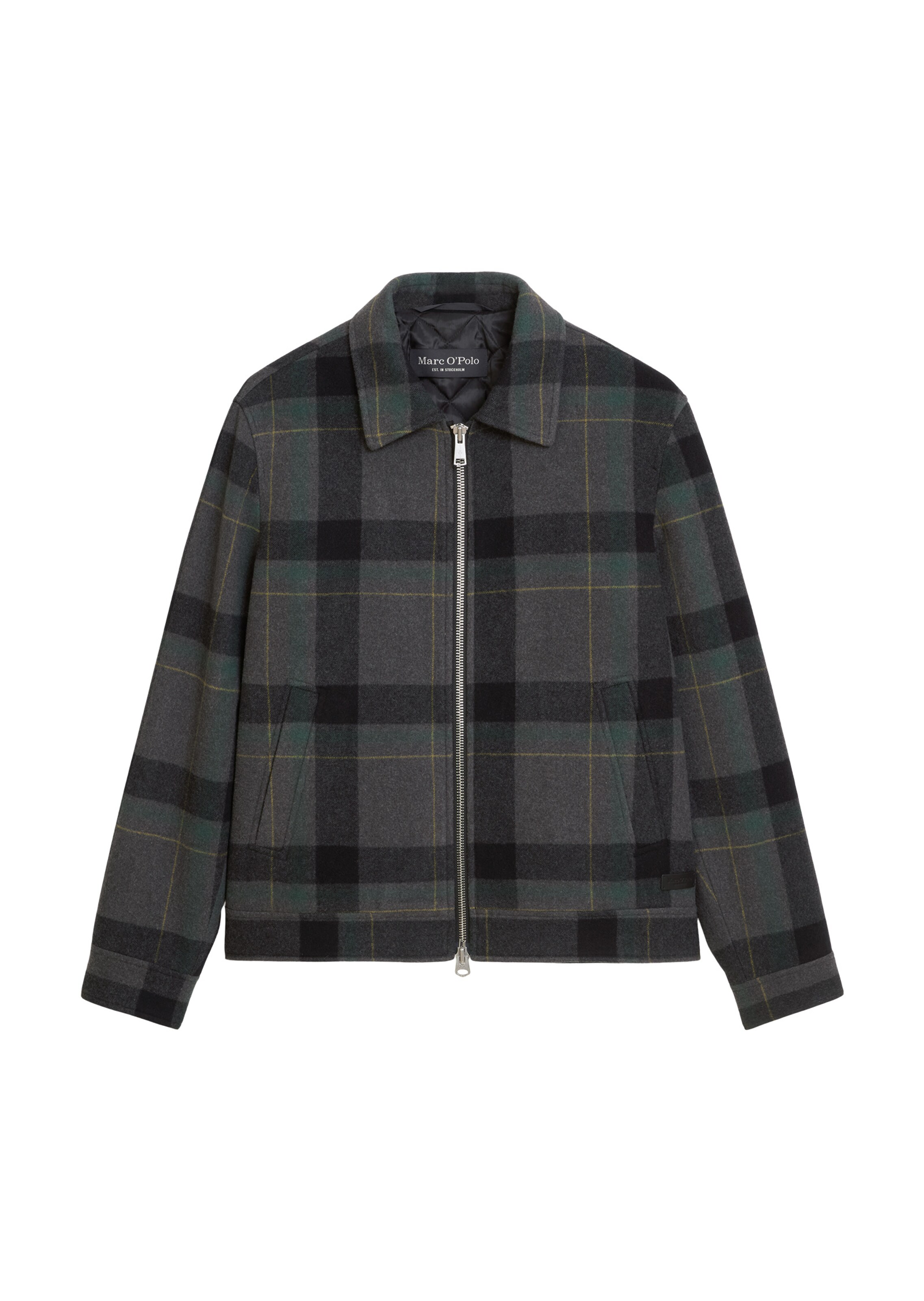 Marc O'Polo Between-Season Jacket in Anthracite / Dark grey / Green, Item view