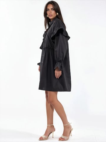 MSN Collection Sukienka w kolorze czarny