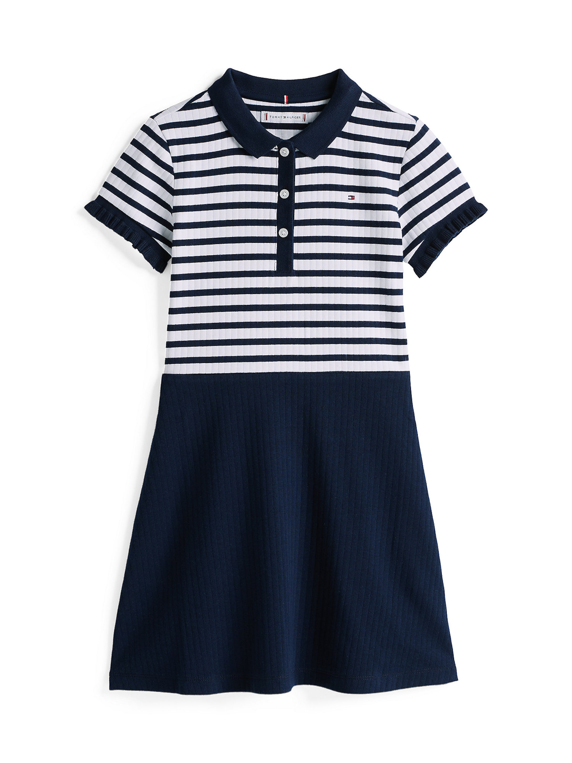 TOMMY HILFIGER Jurk in Blauw: voorkant