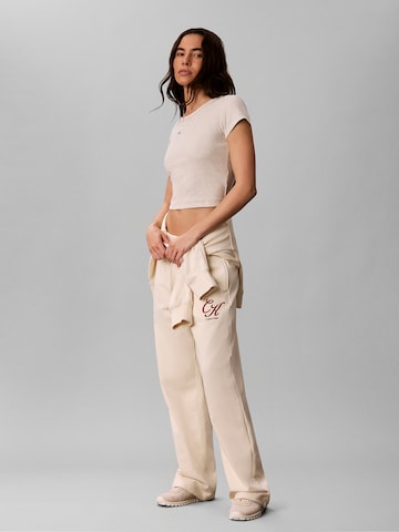 Calvin Klein Jeans Loosefit Broek in Beige