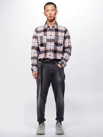 Young Poets Regular fit Button Up Shirt 'Jeremiah' in Mixed colors