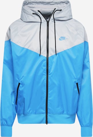 Geacă de primăvară-toamnă 'Windrunner' de la Nike Sportswear pe albastru: față