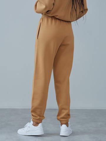 LeGer by Lena Gercke Tapered Pants 'Ruby' in Brown: back