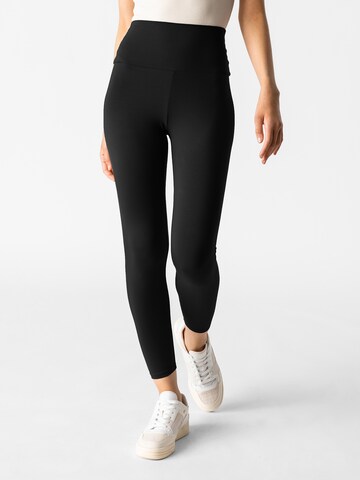 Skinny Leggings 'Luna' Les Lunes en noir : devant