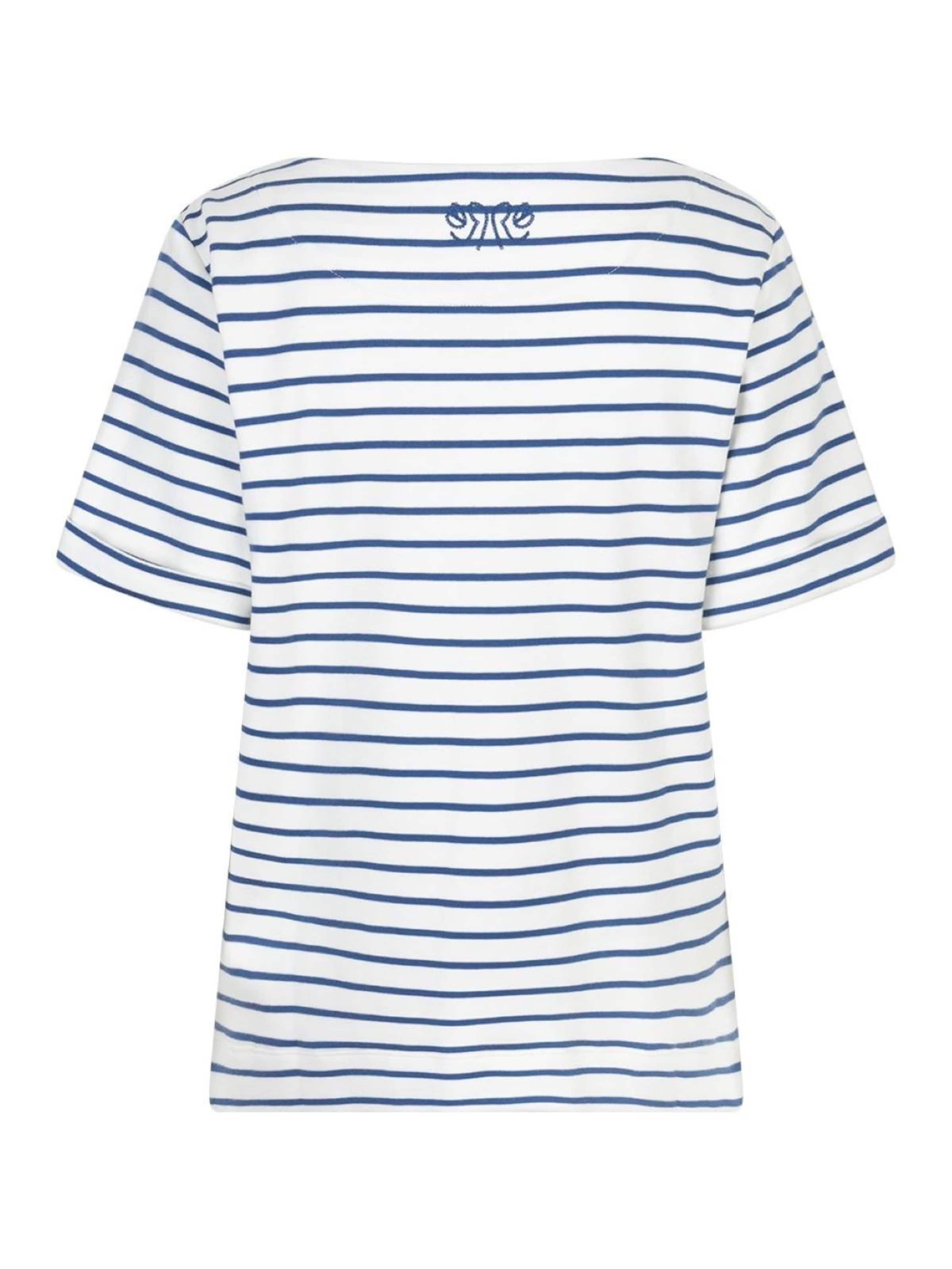 Red Button Shirt in Blue