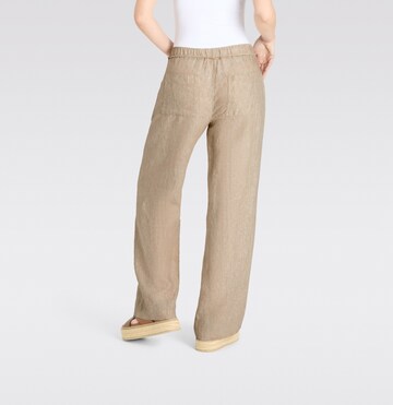 MAC Wide leg Pants in Beige