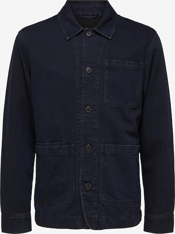 SELECTED HOMME - Regular Fit Jaqueta 'Paolo' em azul: frente