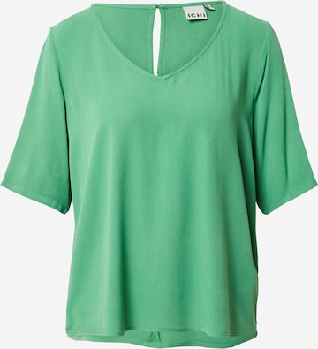 ICHI Bluse 'MARRAKECH' in Grün: Vorderseite