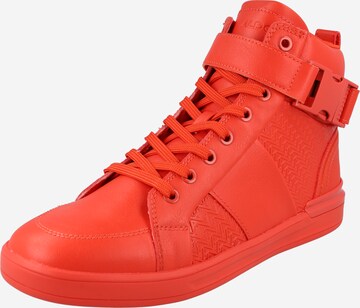 Sneaker alta 'BRAUERR' di ALDO in rosso: frontale