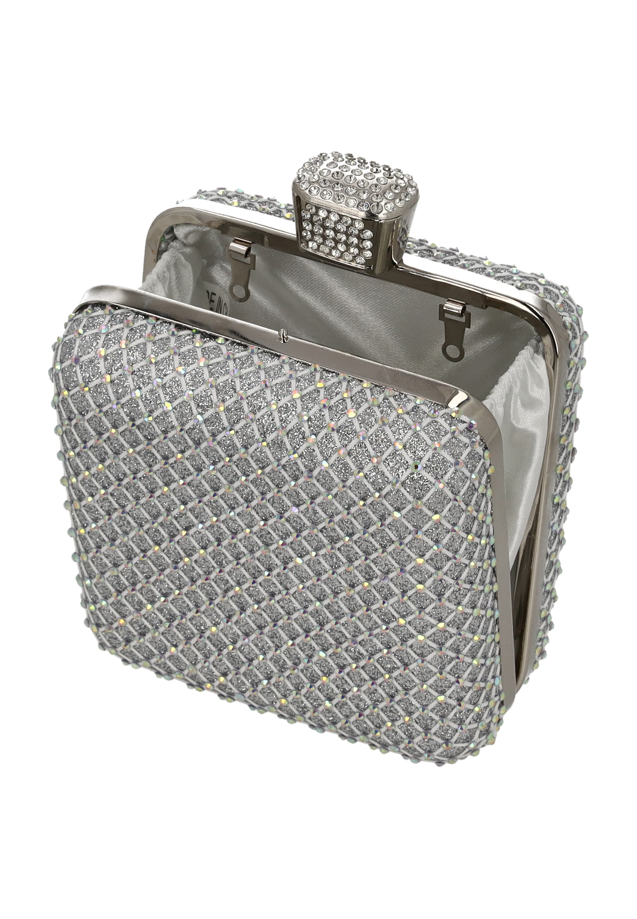 faina - Bolso de noche en plata