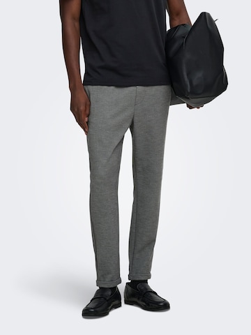 Only & Sons Regular Pants 'ONSJack' in Black: front