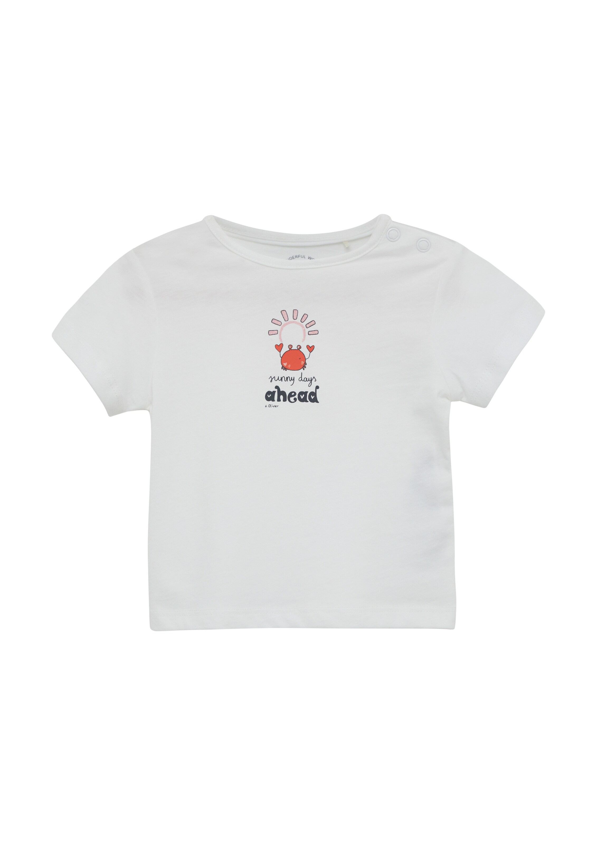 T-Shirt s.Oliver en blanc : devant