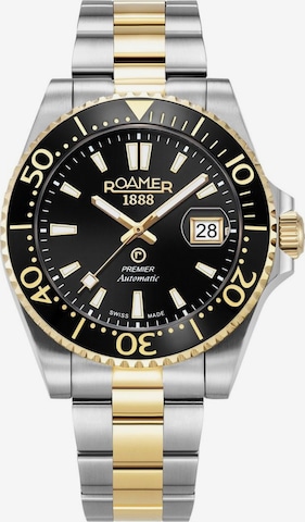 Montre à affichage analogique Roamer en noir : devant