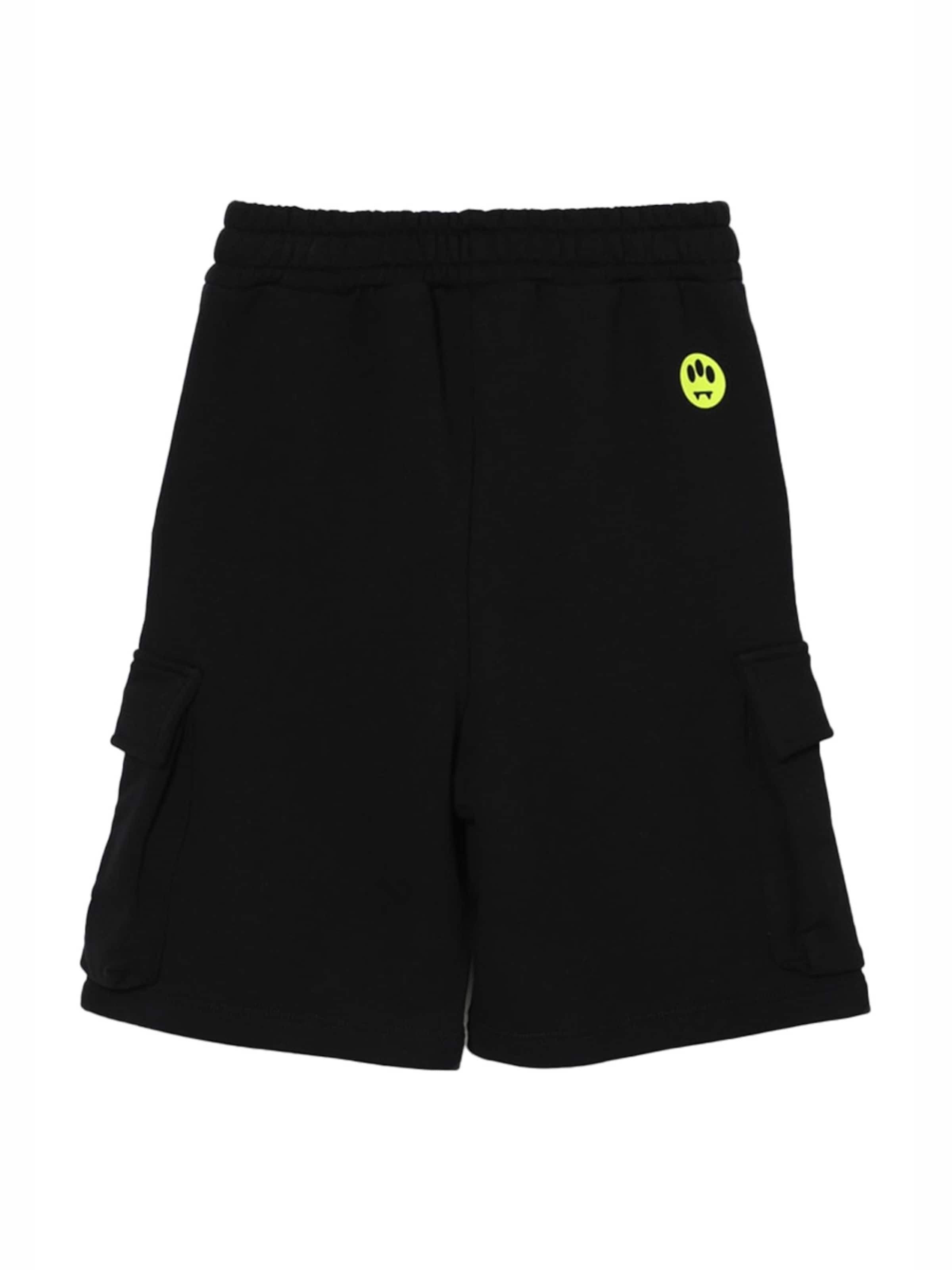 Regular Pantalon 'Bermuda felpa nero per bambino' BARROW en noir
