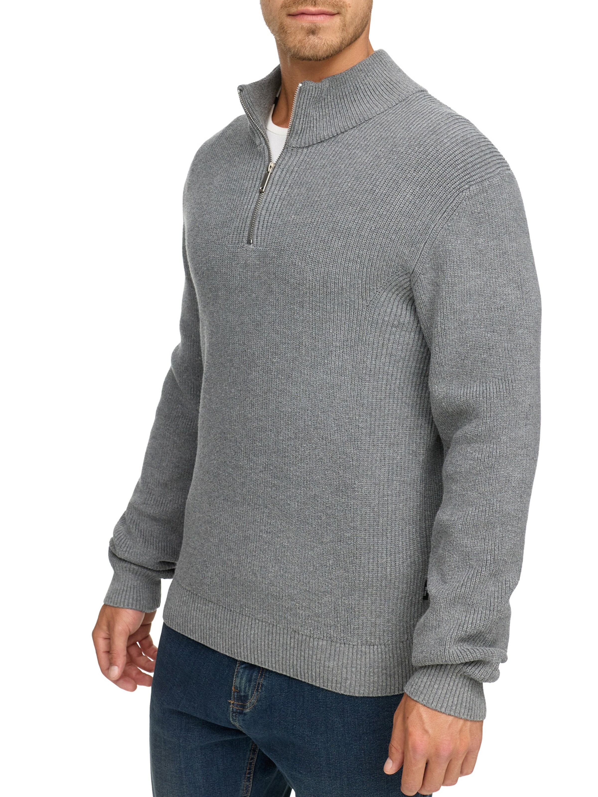 INDICODE JEANS Sweater in Grey