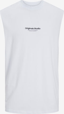 T-Shirt 'VESTERBRO' JACK & JONES en blanc : devant