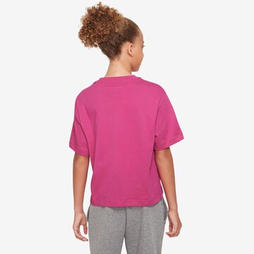 Nike Sportswear Shirt 'ESSNTL' in Roze