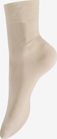 Hudson Socks 'Relax Light' in Beige: front