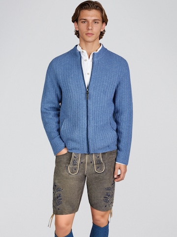 Vestes en maille 'Hagen' SPIETH & WENSKY en bleu : devant