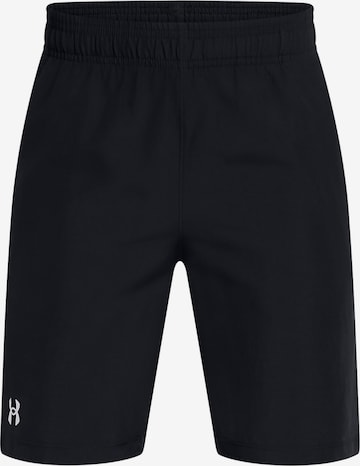 UNDER ARMOUR Regular Sportbroek 'Tech Woven' in Zwart: voorkant
