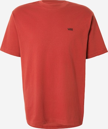 VANS - Camiseta 'LEFT CHEST II' en rojo: frente