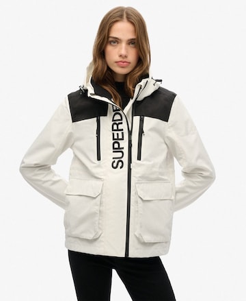 Superdry Jacke in Weiß: Vorderseite