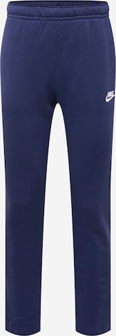 Regular Pantalon 'CLUB FLEECE' Nike Sportswear en bleu : devant