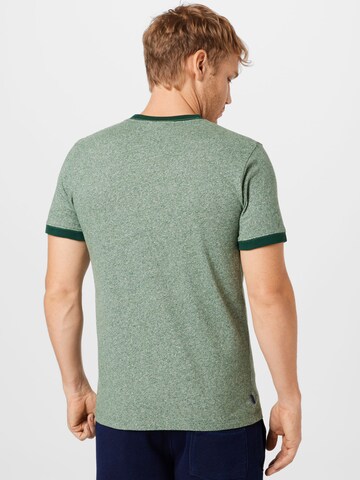 Superdry Shirt 'Ringer' in Grün
