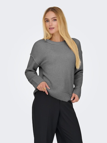 ONLY Sweater 'ONLHazel' in Grey: front