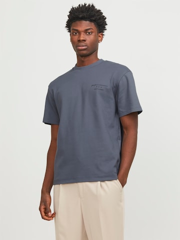 JACK & JONES Shirt 'Sanchez' in Grijs: voorkant