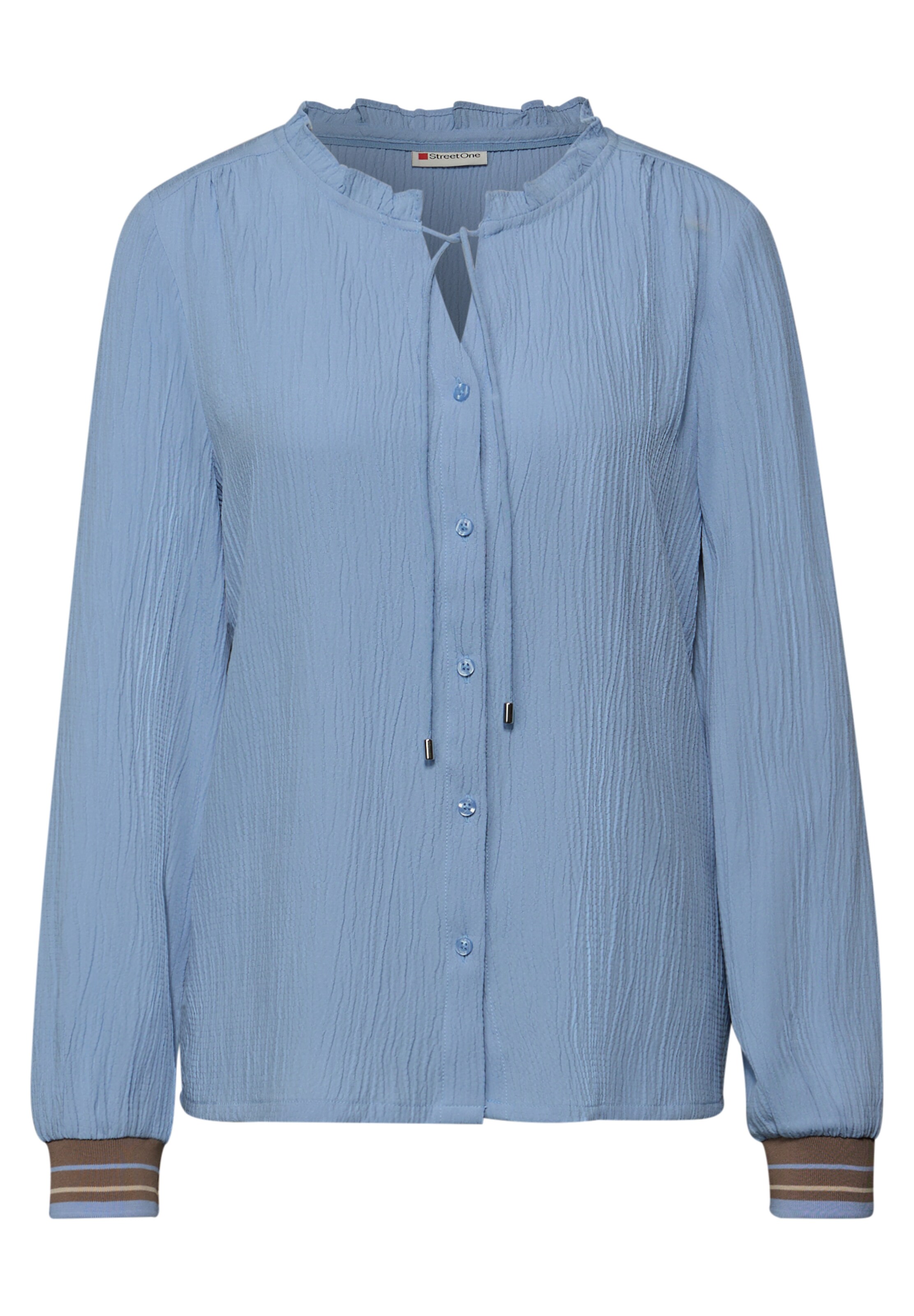 STREET ONE Blouse in Blue: front