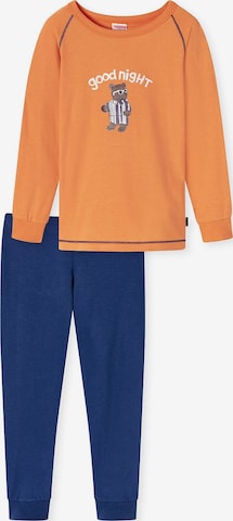 SCHIESSER Pajamas in Blue: front