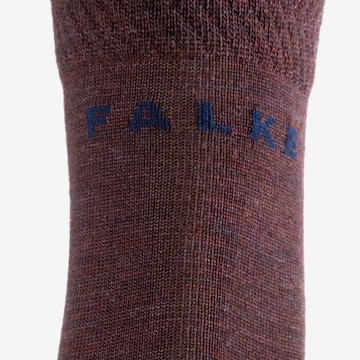 FALKE Athletic Socks 'TK2 Melange' in Red