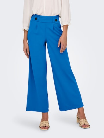 JDY Široke hlačnice Hlače z naborki 'GEGGO' | modra barva: sprednja stran