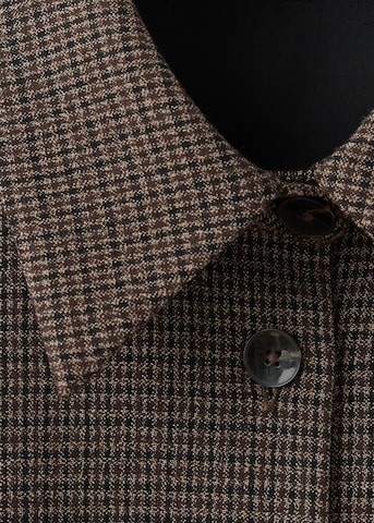 MANGO Blazer 'SQUARE' in Brown